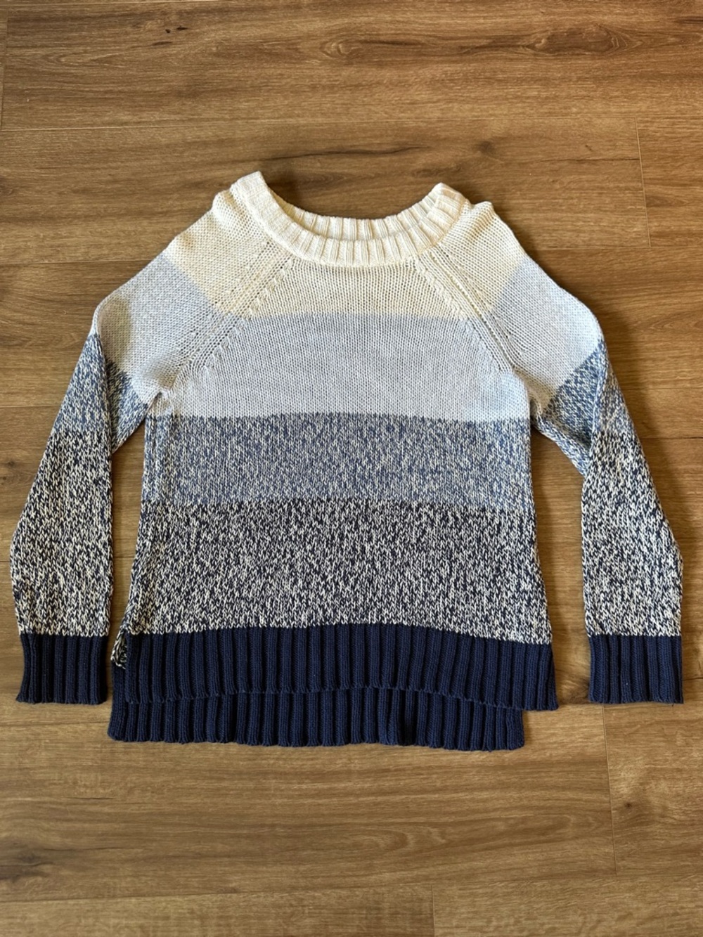 Aerie Striped Ombre Crewneck Sweater